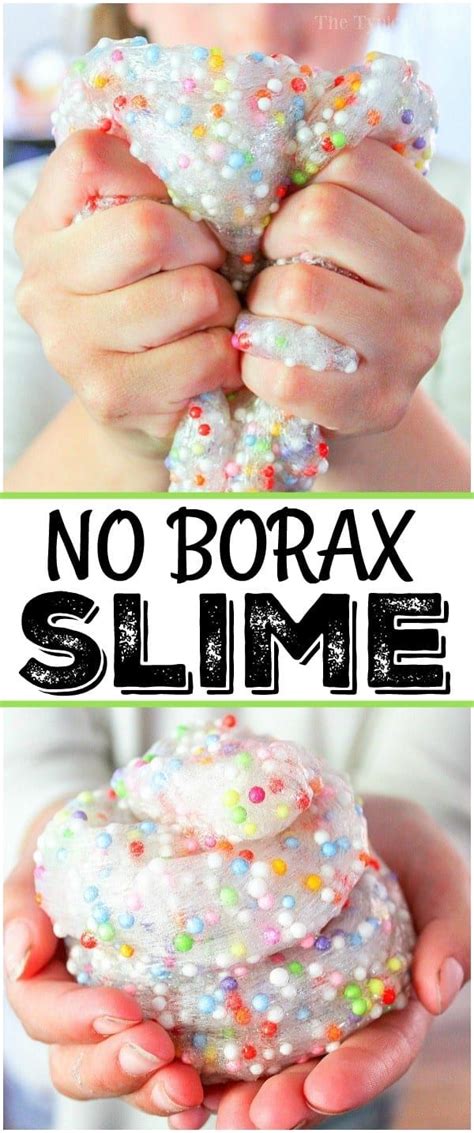 Plus, the act of making slime is a fun experiment! Slime Without Borax | Slime without borax recipes, Homemade slime, Clear glue slime