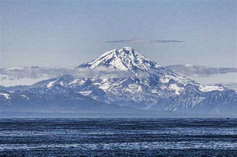 The alaska peninsula is an area of the state only accessible by boat or small plane. Mount Redoubt Volcano No 2 Photograph by Phyllis Taylor