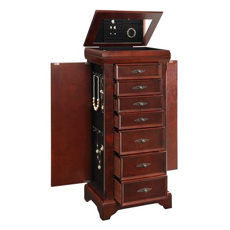 Powell Jewelry Armoire With Mirror I And Reviews Wayfair