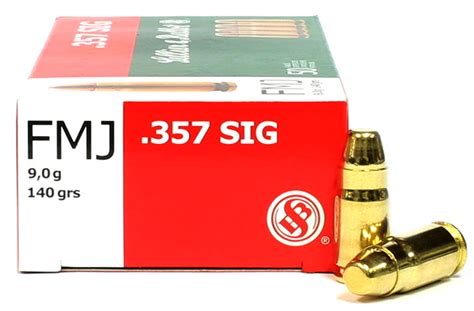 357 Sig 140 Grain Fmj Sellier And Bellot 50 Rounds