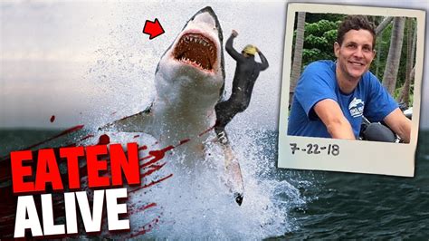 This Shark Bites Simon Nellist In Half And Eats Him Alive Animals