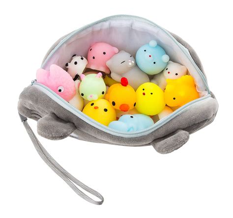 Mochi Squishy Toys 20 Pcs Pack Free Kawaii Cat Carrying Bag Random