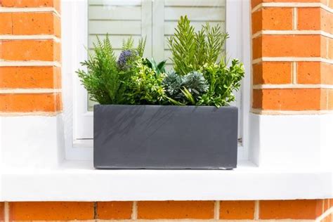 Evergreen Artificial Window Box Window Box Artificial Topiary