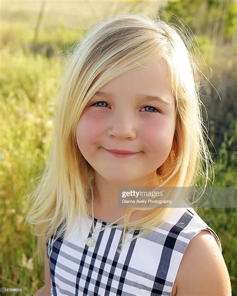 Blonde Blue Eyed Girl High Res Stock Photo Getty Images