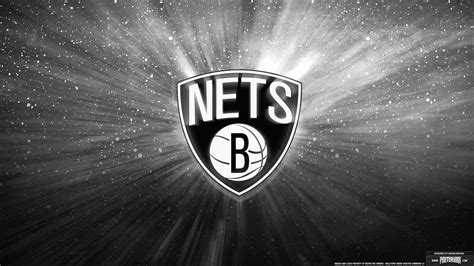 The current nets logo designed by jay z is the eighth to represent the franchise since its 1967 the franchise's inaugural logo set the stage for decades of design by the team even as the name. Brooklyn Nets Logo Wallpaper | Posterizes | NBA Wallpapers ...