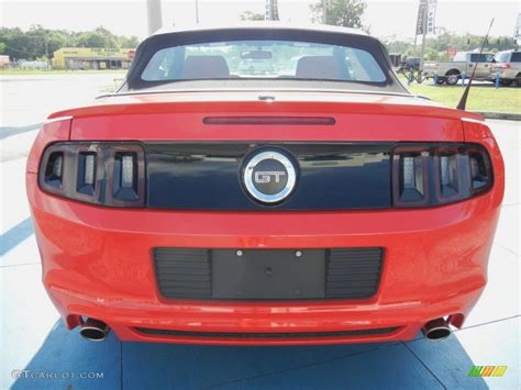 2013 Race Red Ford Mustang Gt Premium Convertible 63383846 Photo 3