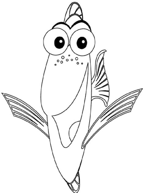 finding nemo coloring pages  kids  printable finding nemo coloring pages