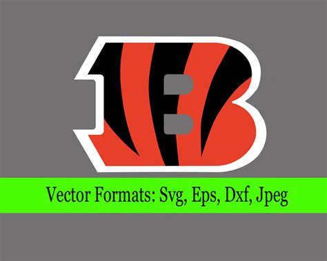 Cincinnati Bengals Svg File Vector Design In Svg Eps Dxf And Jpeg