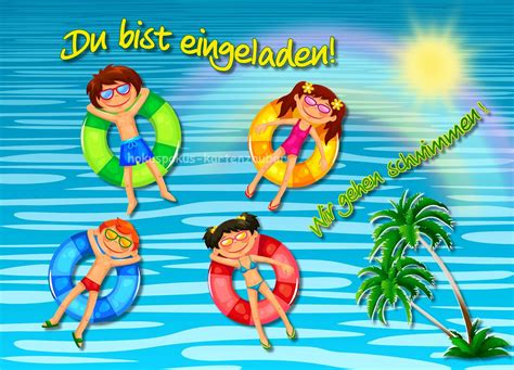 Einladungskarten Schwimmbad Geburtstag Kinder Kindergeburtstag Einladungen Etsy De