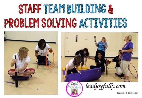 9 different staff team building and problem solving activities lead joyfully problem solving