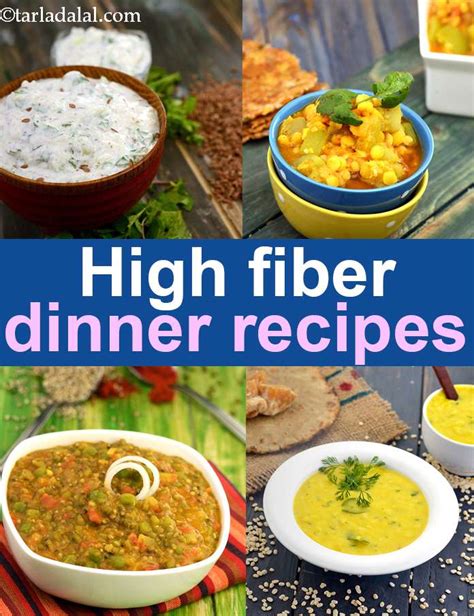 The new food pyramid means changing some of your eating patterns, but there is no need to feel deprived. High Fiber recipes for Dinner, Indian Veg