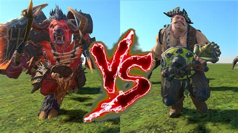 Minotaurs Of Khorne Vs Maneaters Ironfists Total War Warhammer 3