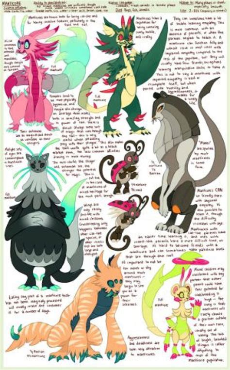 235 Best Images About Cool Made Up Creatures On Pinterest Manticore