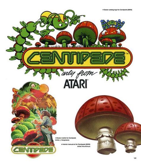 Art Of Atari Centipede Atari Io Retro Video Games Art Retro Games
