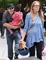 'Modern Family' dad, Ty Burrell, with daughters and wife in Culver City ...