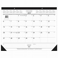 Staples® 2019 Desk Calendar, 17" x 22", Black, Bilingual | Staples