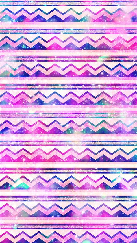 A Pink And Blue Pattern With Stars In The Sky On Its Diagonal Stripes