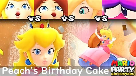 Mario Party Superstars Peach Vs Daisy Vs Rosalina Vs Birdo In Peachs
