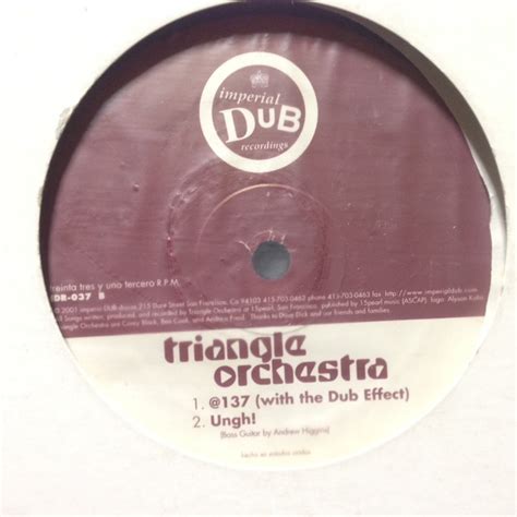 Triangle Orchestra ‎ Wheres The Tape Tilt Store