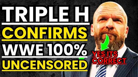 Triple H Confirms Raw Wil Be 100 Uncensored Plus Triple H Targeted And Rhea Ripley Return