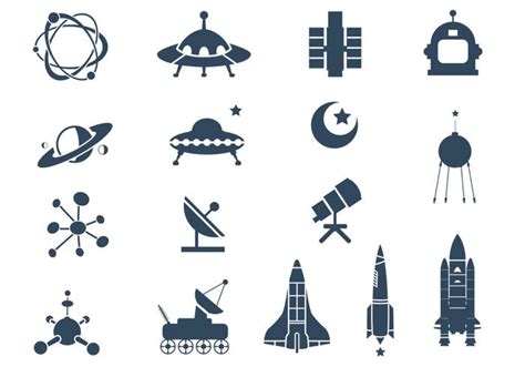 Space Symbol Vector Pack Download Free Vector Art Stock Graphics
