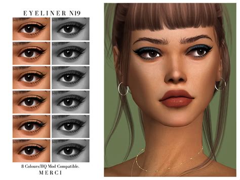 Eyeliner N19 By Merci From Tsr Sims 4 Downloads