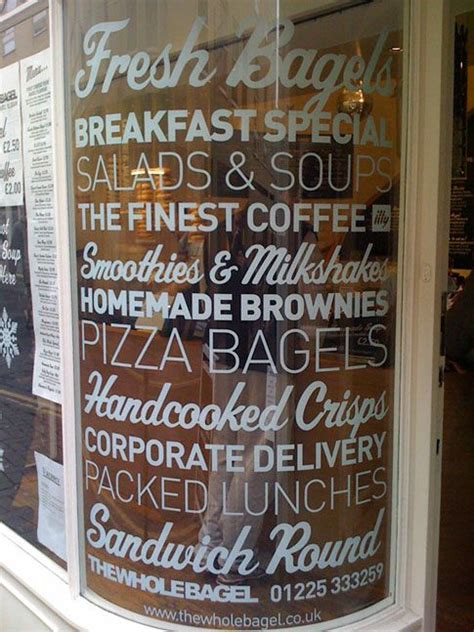 Custom white window decals with a white background enhance your message and attract customers. 17 Stimulating Flickr Groups to get You Typographically ...