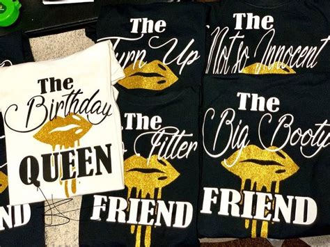 Birthday Group Shirts Birthday Party Shirts The Friend | Etsy in 2021
