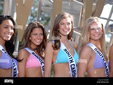 Contestants Beauties Meet The Beasts As The Miss Usa Contestants