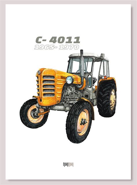 Ursus C 4011 — Plakat Akcesoria Dla Fanów Motoryzacji Nikinikipl