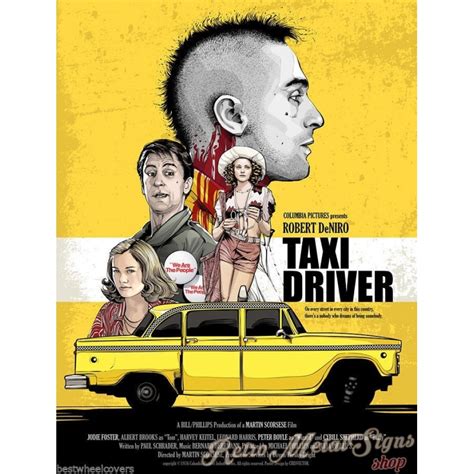 Watch taxi driver with english subtitles. Taxi Driver movie film metal tin sign poster plaque