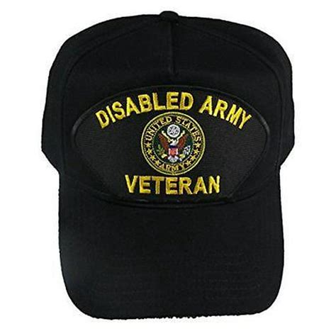 Us Army Disabled Veteran W Official Army Seal Hat Cap Wounded Warrior