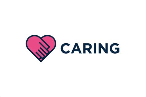 Caring Logo Illustrator Templates Creative Market