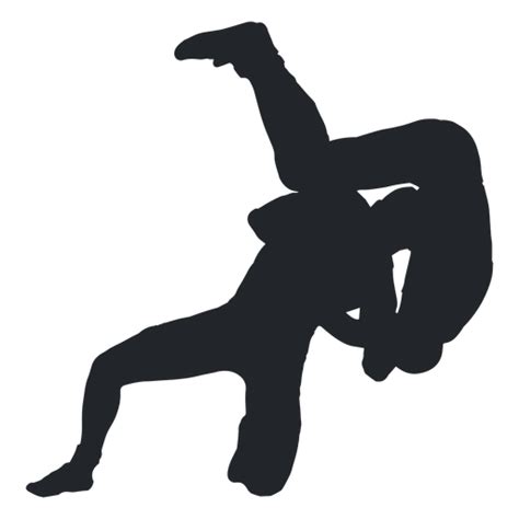 Wrestler Throwing Silhouette Transparent Png And Svg Vector File