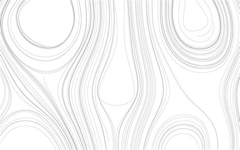 Vn89 Lines Curve White Bw Pattern Wallpaper
