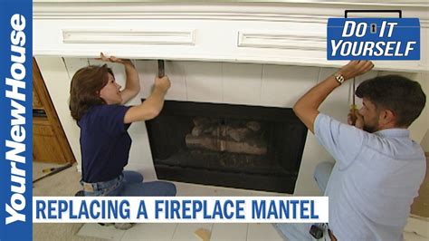 Layout and cut outside corner #2 as you did #1. Replacing a Fireplace Mantel - Do It Yourself - YouTube