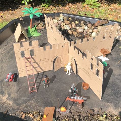 Recycled Cardboard Castle Learn How To Make This Small World Play