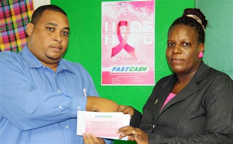 Search for what you need. Fast Cash donates to Dominica Cancer Society | Local | The Sun