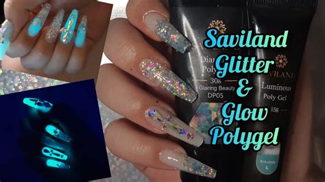 DIY: SAVILAND GLITTER AND GLOW POLYGEL! TESTING THE FULL ...