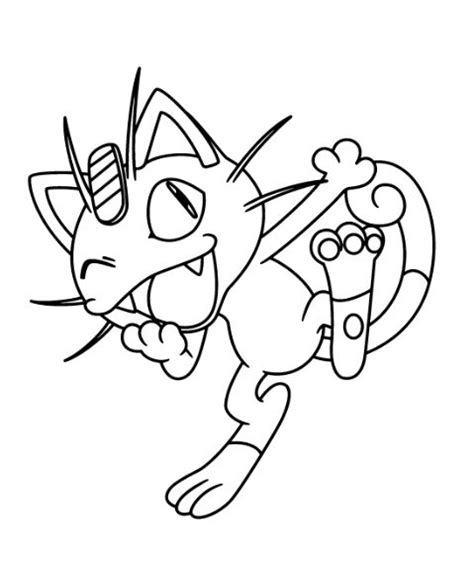 Meowth Waiting For Coloring 2 By Wakko2010 On Deviantart