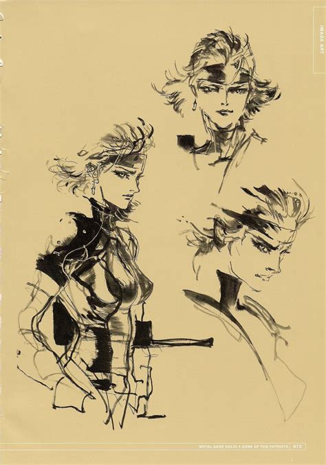Metal Gear Solid 4 Yoji Shinkawa Concept Art Metal Gear Gear Art