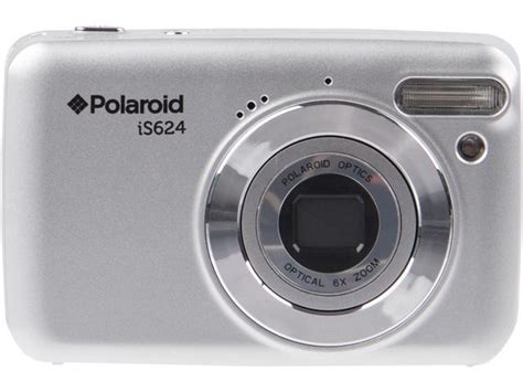 Polaroid Is624 Sil 16 Mp 6x Optical Zoom Digital Camera Silver