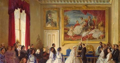 The Wedding Of Princess Alice And Prince Louis By George Housman Thomas 1862 63 On July 1