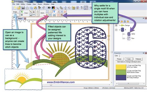 Free digitizing software for macthe program comes with extra options that allow you to preview designs with different fabrics, resize and rotate them. Embrilliance StitchArtist Level 1 Machine Embroidery ...