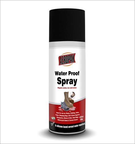 200ml Hydrophobic Coating Aeropak Waterproof Spray For Shoes Fabric