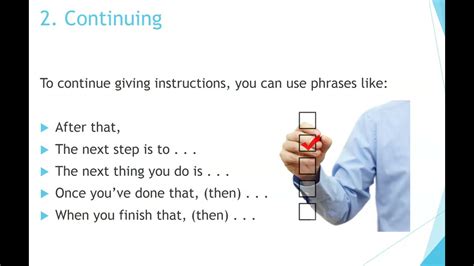 How To Learn English Giving Instructions In English Language Youtube