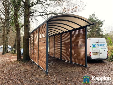Horse Box Canopy With Infills Recently Installed In West Sussex