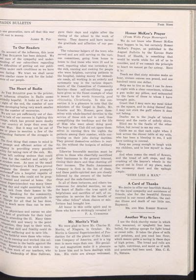 The Badin Bulletin Badin Nc 1918 1920 November 01 1918 Image 9