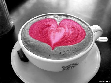 Coffee Heart Hd Wallpaper