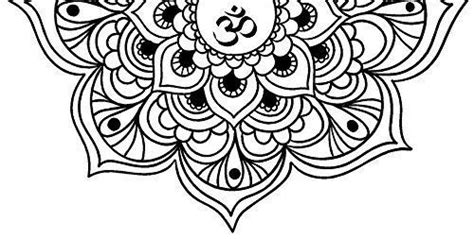 Lotus Half Mandala Svg 275 File Include Svg Png Eps Dxf